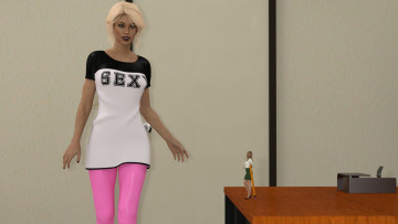 Картинка 3д+графика фантазия+ fantasy фон взгляд девушка