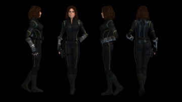 Картинка 3д+графика люди+ people фон девушки взгляд