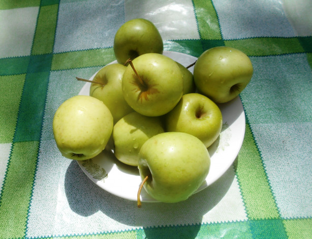 Обои картинки фото еда, яблоки