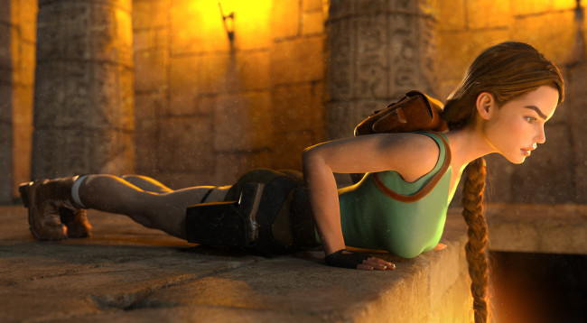 Обои картинки фото 3д графика, фантазия , fantasy, девушка, взгляд, фон