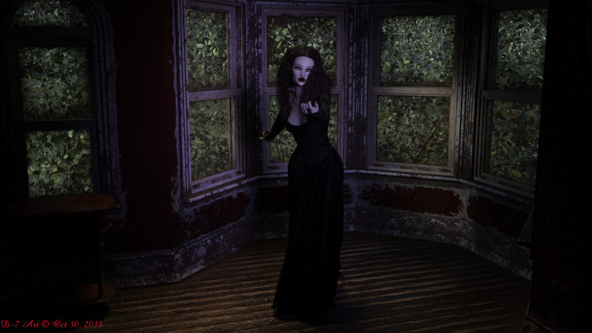 Обои картинки фото 3д графика, фантазия , fantasy, фон, взгляд, девушка