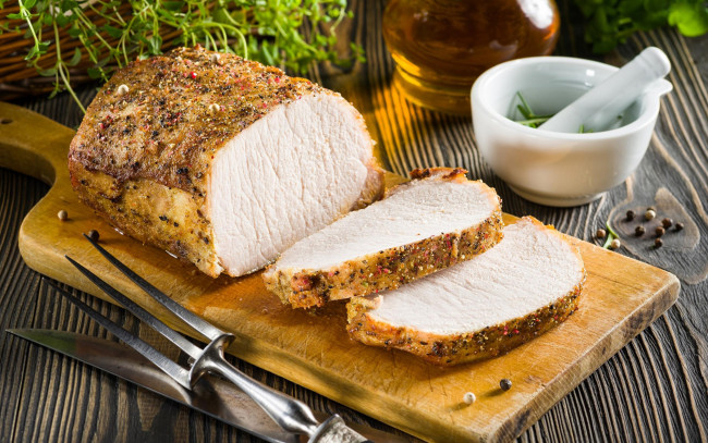 Обои картинки фото еда, мясные блюда, буженина