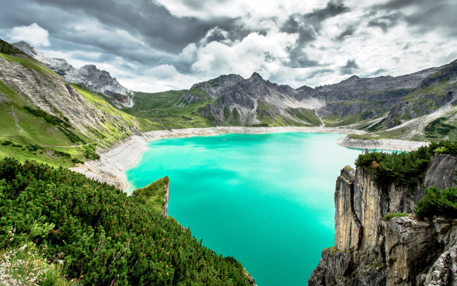 Обои картинки фото природа, реки, озера, озеро, горное