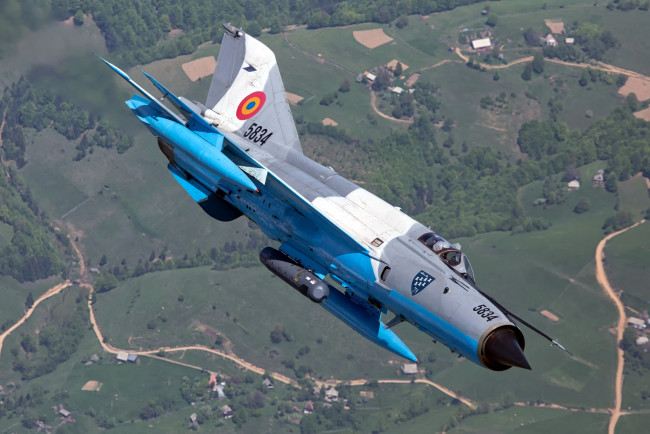 Обои картинки фото авиация, боевые самолёты, миг-21