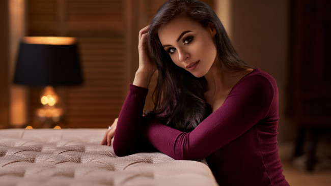 Обои картинки фото девушки, - брюнетки,  шатенки, шатенка