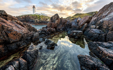 Картинка fanad+head+lighthouse ireland природа маяки fanad head lighthouse