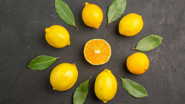 Обои картинки фото еда, цитрусы, лимоны