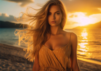 Картинка красота 3д+графика портрет+ portraits взгляд девушка лицо портрет цифровое искусство ии-арт нейросеть искусственного интеллекта