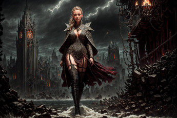 Картинка фэнтези девушки нейросети графика нейроарт ai art нейронные сети рисунки нейро искусство