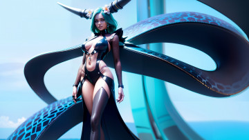 Картинка 3д+графика фантазия+ fantasy нейросети графика нейроарт ai art нейронные сети рисунки нейро искусство