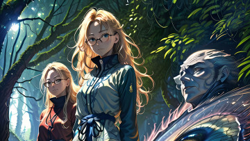 Картинка аниме пейзажи +природа нейросети графика нейроарт ai art нейронные сети рисунки нейро искусство