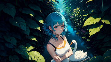 Картинка аниме животные +существа нейросети графика нейроарт ai art нейронные сети рисунки нейро искусство