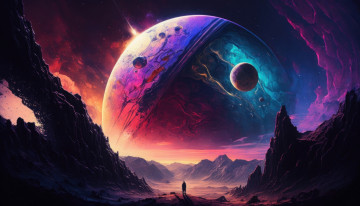 Картинка фэнтези иные+миры +иные+времена нейросети графика нейроарт ai art нейронные сети рисунки нейро искусство