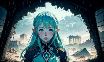 Картинка аниме животные +существа нейросети графика нейроарт ai art нейронные сети рисунки нейро искусство