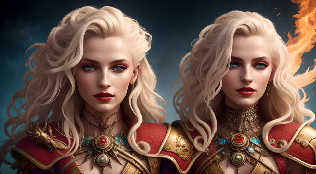 Обои картинки фото фэнтези, девушки, нейросети, графика, нейроарт, ai, art, нейронные, сети, рисунки, нейро, искусство