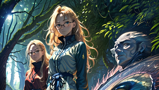 Обои картинки фото аниме, пейзажи,  природа, нейросети, графика, нейроарт, ai, art, нейронные, сети, рисунки, нейро, искусство