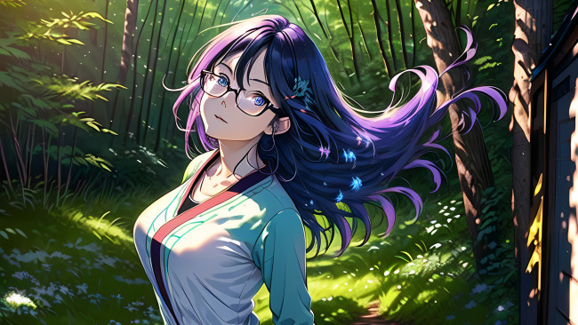 Обои картинки фото аниме, пейзажи,  природа, нейросети, графика, нейроарт, ai, art, нейронные, сети, рисунки, нейро, искусство