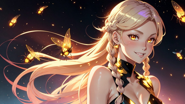 Обои картинки фото аниме, животные,  существа, нейросети, графика, нейроарт, ai, art, нейронные, сети, рисунки, нейро, искусство