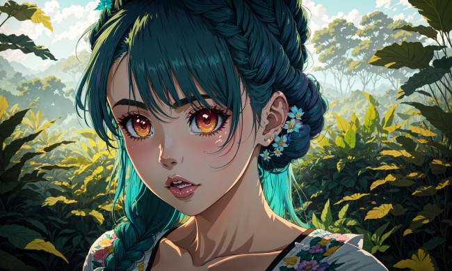 Обои картинки фото аниме, unknown,  другое , нейросети, графика, нейроарт, ai, art, нейронные, сети, рисунки, нейро, искусство