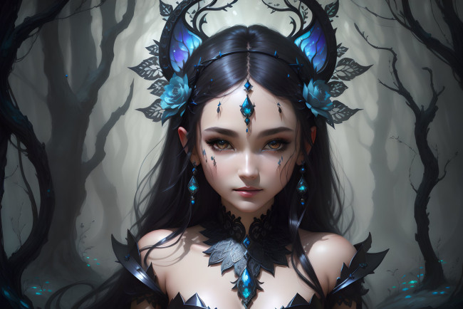 Обои картинки фото фэнтези, девушки, нейросети, графика, нейроарт, ai, art, нейронные, сети, рисунки, нейро, искусство