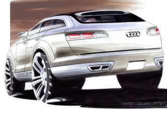 Картинка рисованное авто мото ауди белый машина