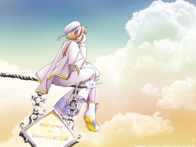 Обои картинки фото аниме, aria