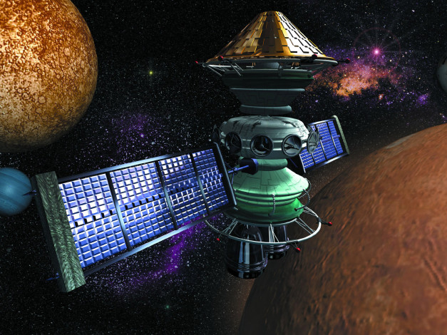 Обои картинки фото космос, космические, корабли, станции