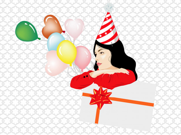 Обои картинки фото праздничные, векторная, графика, новый, год