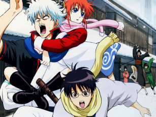 Картинка аниме gintama