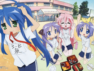 Картинка аниме lucky star