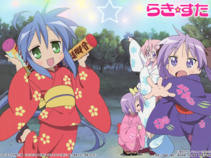 Картинка аниме lucky star