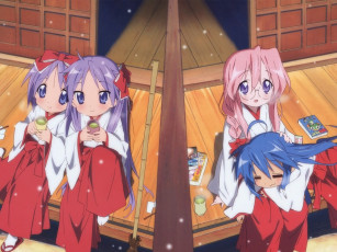 Картинка аниме lucky star