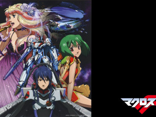 Картинка аниме macross frontier
