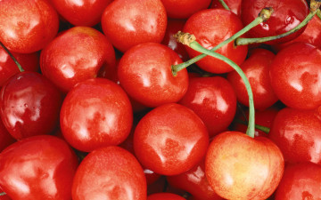 Картинка еда вишня черешня