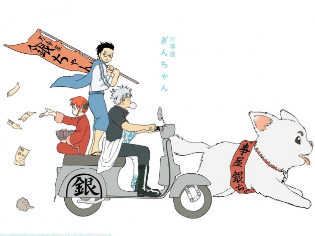 Обои картинки фото аниме, gintama