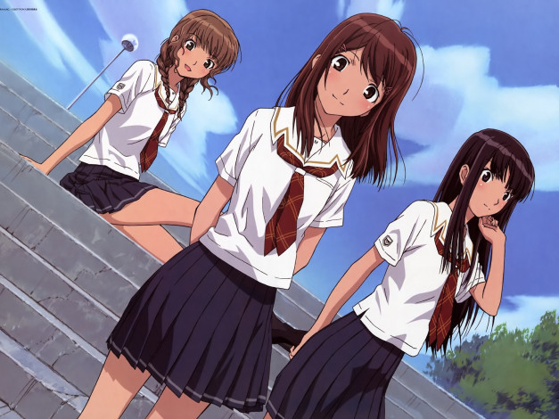 Обои картинки фото аниме, kimikiss, pure, rouge