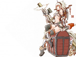 Картинка аниме weapon blood technology