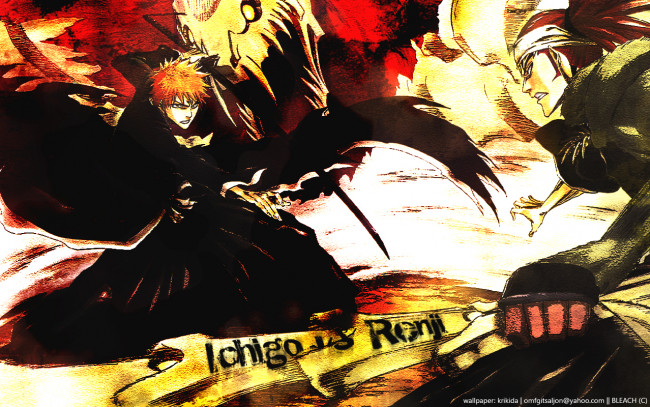 Обои картинки фото аниме, bleach