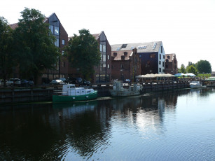 обоя клайпеда, литва, города, улицы, площади, набережные