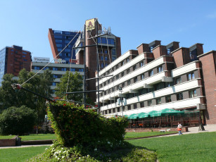 обоя клайпеда, литва, города, здания, дома