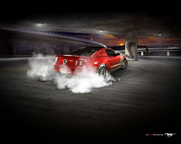 Обои картинки фото автомобили, mustang