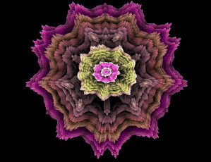 Картинка 3д графика fractal фракталы фрактал