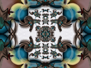 Картинка 3д графика fractal фракталы фрактал