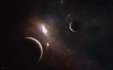 Картинка космос арт планеты