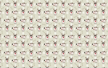 Картинка векторная графика собачки текстура юмор