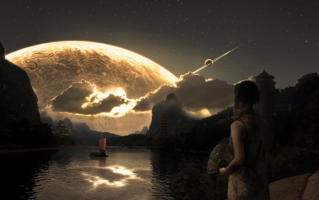 Обои картинки фото фэнтези, пейзажи