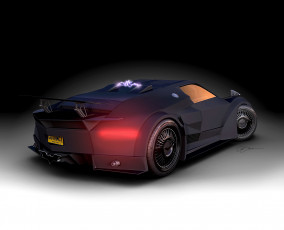 Картинка автомобили 3д batmobile