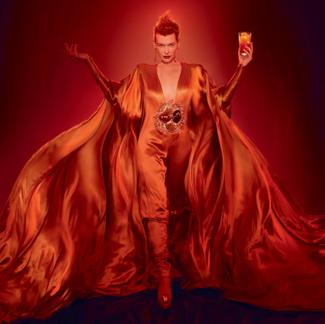 Обои картинки фото campari, бренды, milla, jovovich