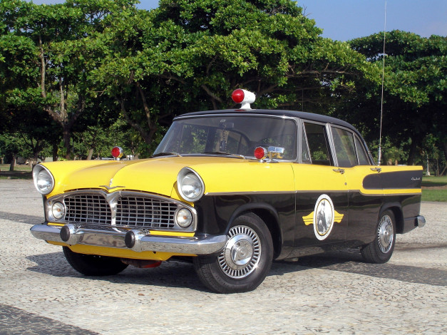 Обои картинки фото simca, chambord, police, автомобили, полиция, autobiography