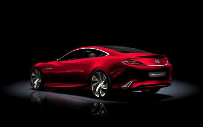 Обои картинки фото автомобили, 3д, mazda